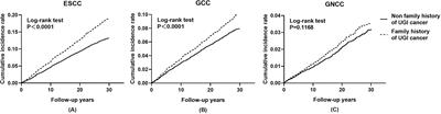 Family History and Risk of Upper Gastrointestinal Cancer in the Linxian General Population